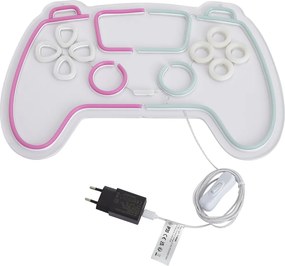 Neon fali lámpa rózsaszín kékkel LED-del - Controller