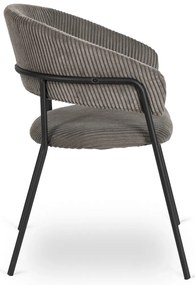 Szürke Kordbársony Étkezőszék TINKA
