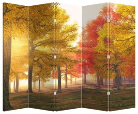 Paraván - Őszi fák (210x170 cm)
