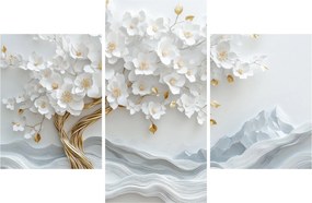 Kép – 3D elegáns életfa (90x60 cm)