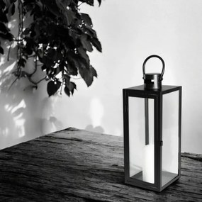 Dekoratív lámpás 38 cm fekete