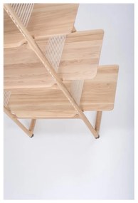 Muse tömör tölgyfa könyvespolc, magassága 216 cm - Gazzda