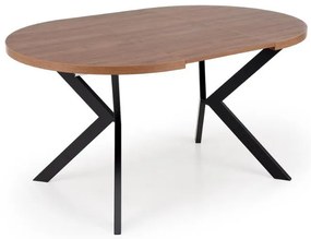 Peroni bővíthető étkezőasztal dió / fekete 100-250 cm