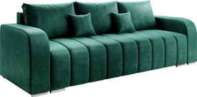 Kinyitható dívány, smaragd, PORIMA