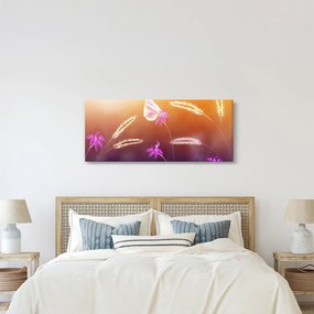 Kép - Rózsaszín pillangó (120x50 cm)