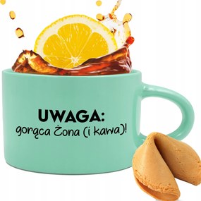 Menta Csésze 200ml Vicces Ajándék Pároknak Forró Feleség Sütemény