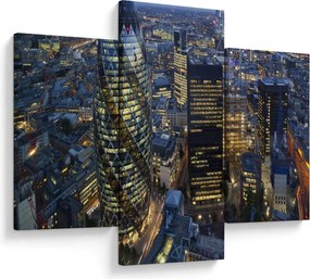 Kép - London esti panorámája (90x60 cm)