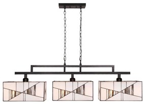 Prezent 216 - Csillár láncon TIFFANY 3xE27/60W/230V