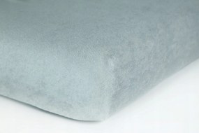 Frottír Lepedő Gumis 140x200 Világosszürke