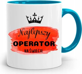 Kezelőnek Kék Bögre Születésnapi Ajándék fényképes nyomtatással