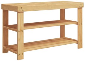 3 szintes bambusz cipőtartó 70 x 27,5 x 45 cm