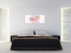 Kép - Lila minimalizmus N⁰3 (120x50 cm)