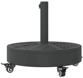 vidaXL görgős kerek napernyőtalp rúdhoz Ø38 / 48 mm 27 kg