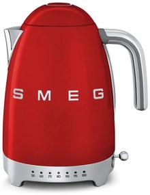 SMEG VÍZFORRALÓ, retro, állítható hőmérséklet, piros