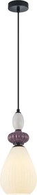 Italux Domali PND-36816-1C-BK-WH Függőlámpa 1x40W/E27 IP20