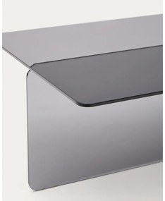 Szürke üveg dohányzóasztal 60x120 cm Zaren – Kave Home