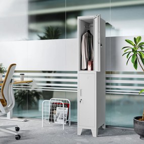 BHP munkaruhaszekrény szürke: BARTEK 1 Plus