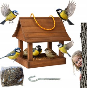 Madáretető gabona eledel nagy fa fülke szilárd XXL