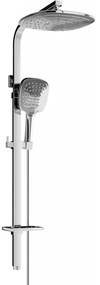 Mexen - Q17 zuhanygarnitúra felső fejjel 24cm, króm, 798171795-00