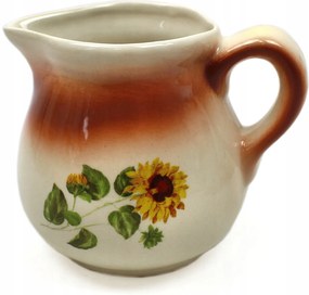 Kerámia kancsó 0,3 l napraforgó motívum