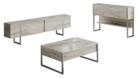 Nappali fal Luna set (travertin + ezüst) . 1102333