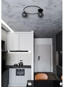 Mennyezeti lámpa SOPRA 2xE14/10W/230V fekete