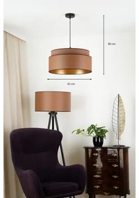 Brilagi - OREGON VEGE függeszték 1xE27/15W/230V, 45 cm, barna