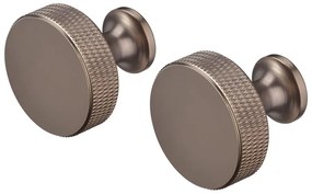 Szürke fali fém akasztó szett 2 db-os Rof – Blomus