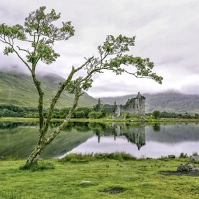 Poszter 40x40cm Kilchurn kastély, Assaf Frank