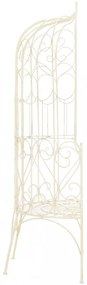 fehér antik vas kerti pad 95 cm