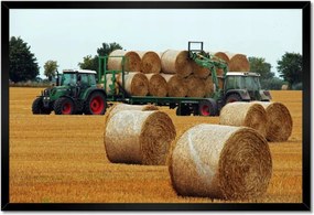 Poszterek keretben 60x40 Aratás Szalma Bálna Traktorok