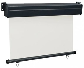 krémszínű oldalsó terasznapellenző 85 x 250 cm