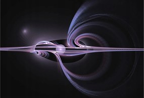 Fotótapéta Flizelina falra 3D Loft Kozmikus absztrakt 152x104 Ragasztó