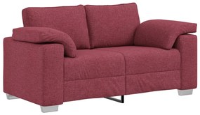 Kétfős kanapé Bordó 120 cm Szövet