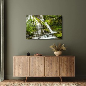 Kép - Vízesés, Wind River Valley (90x60 cm)