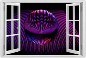 Poszterek 60x40 Lila gömb