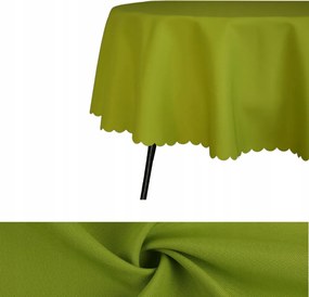 Abrosz Foltálló Ovális 140X300 Ovális Asztal Sima Világoszöld