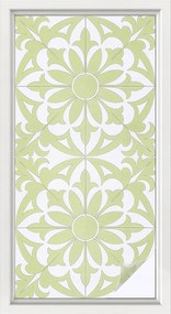 Öntapadós szélvédő furnér Adatvédelem Zöld dísz 50x100