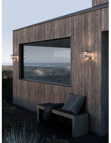 Nordlux - Kültéri fali lámpatest VEJERS 1xE27/60W/230V IP54 ezüst