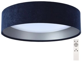 BPS Koncept LED Dimmelhető mennyezeti lámpa SMART GALAXY LED/24W/230V kék/ezüst + távirányító BS0356