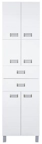 Viva SZQUARE fürdőszobai ÁLLÓSZEKRÉNY 192 magas - POLCOS - 50 x 35 x 192 cm