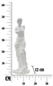 Statua Woman fehér dekorációs szobor - Mauro Ferretti