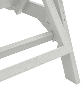 Napozóágy Fehér 53x162x98.5 cm HDPE