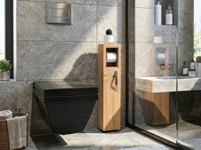 Fürdőszobai szekrény WC fölé LUMERO, tölgy