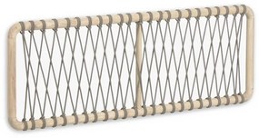 Szürke-natúr színű cédrusfa ágytámla 165x60 cm Aberash – Kave Home