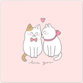 Poszterek 100x100 Cica Cicák