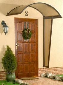 Bejárati előtető LANITPLAST ONYX 250/75 barna
