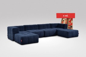 6 DĂlnĂĄ ModulĂĄrnĂ Pohovka â ModrĂĄ