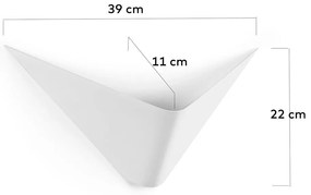 Fehér fém fali lámpa Ginebra – Kave Home