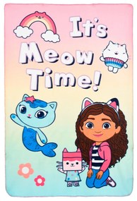 Gabi babaháza Meow Time polár takaró 100x150cm